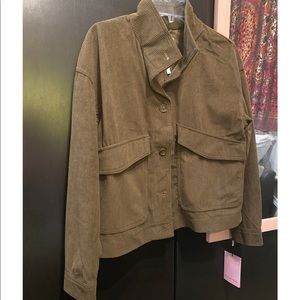 NWT Avec Les Filles Corduroy Shirt Jacket